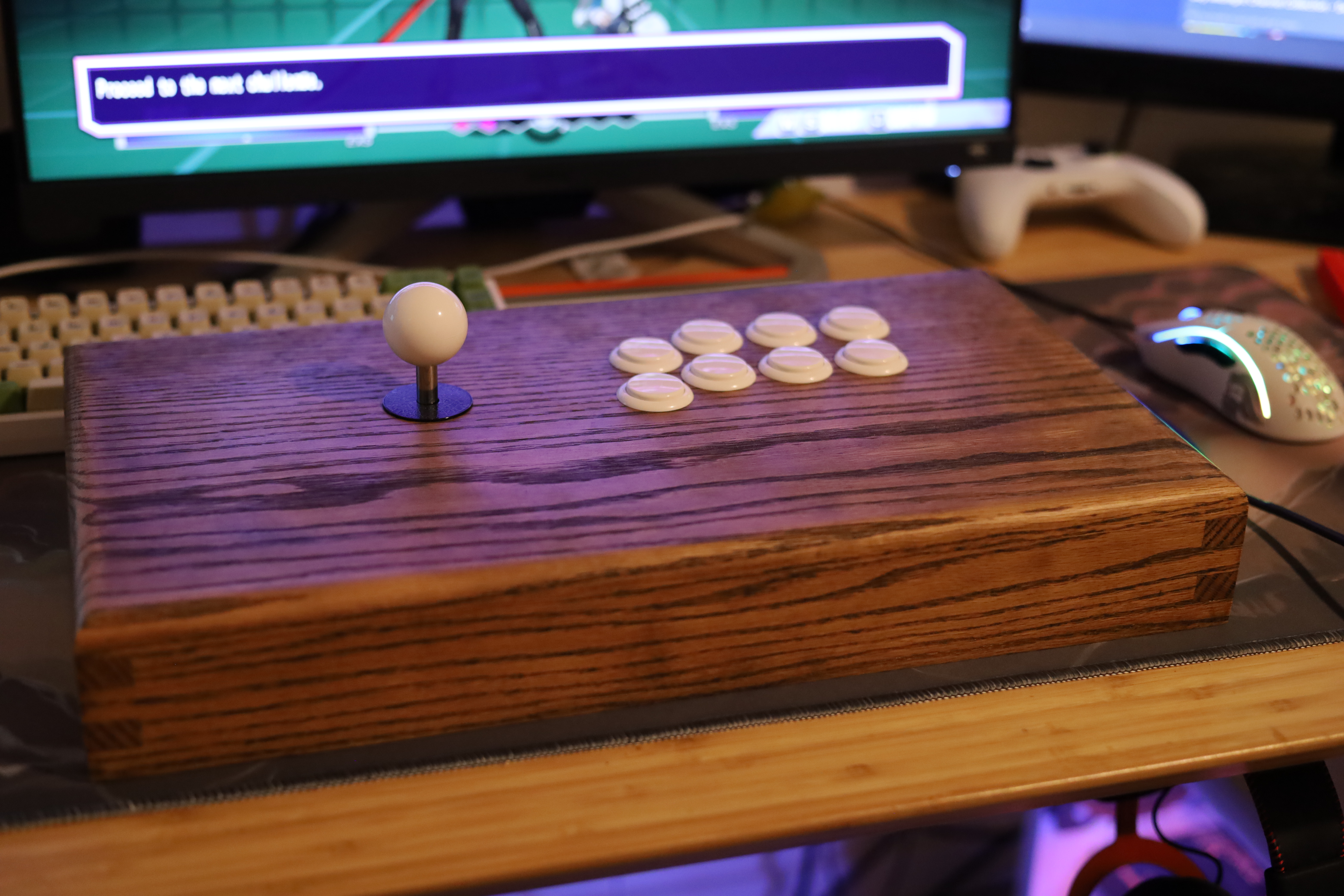 Fightstick ready for action